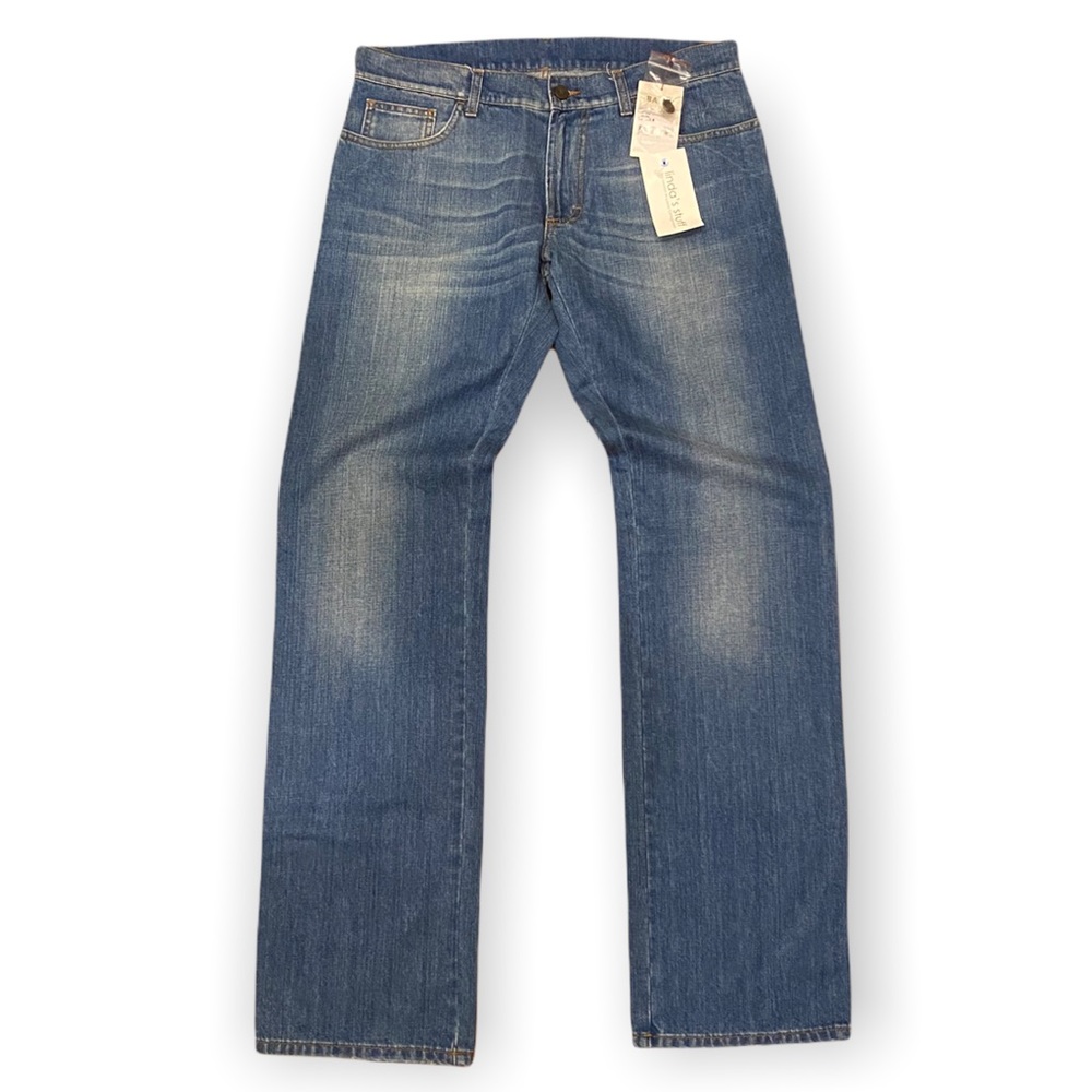 Bally Mens Blue Denim Straight Jeans